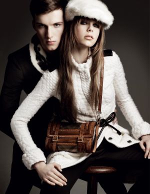 Jourdan Dunn Cara Delevingne & Edie Campbell for Burberry Fall 2011 Campaign by Mario Testino.jpg